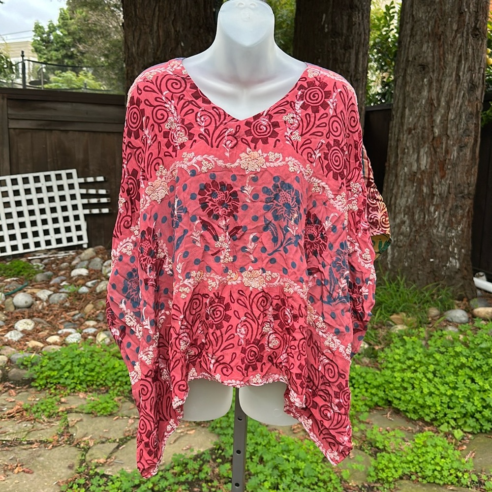 Sun Child Silk Caftan Shirt